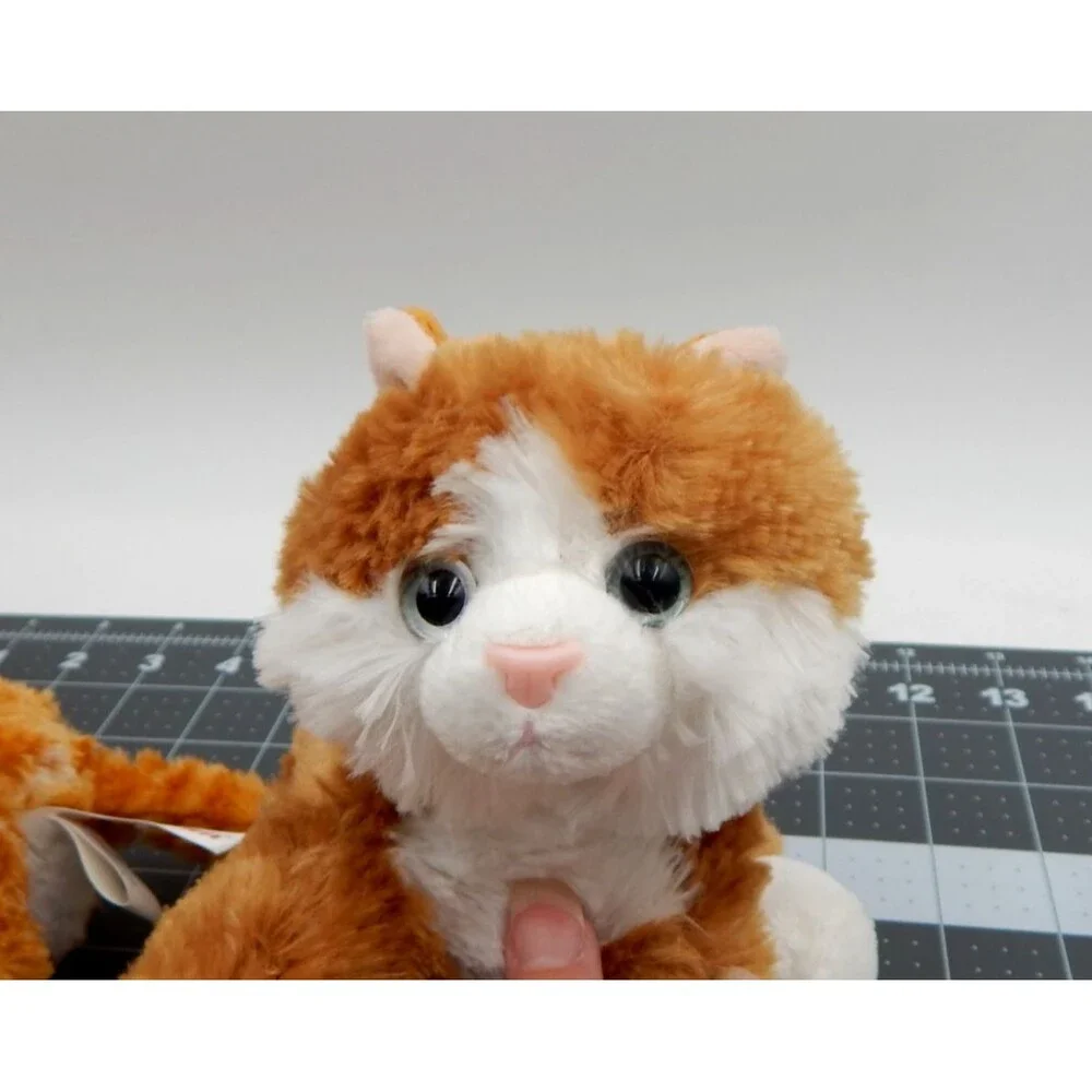 Aurora Plush Cats Floppy Tabby Tiger Calico Stuffed Animal 8 In Lot of 3 Beanie